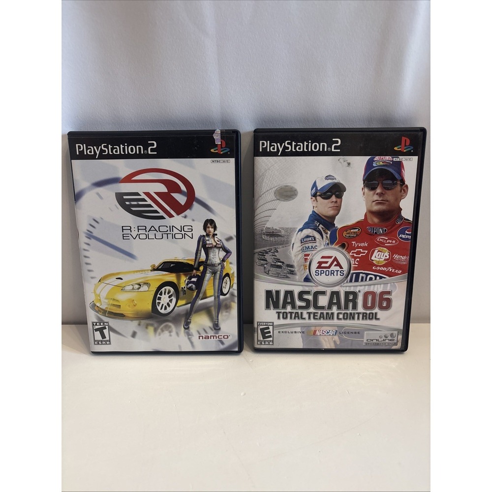 R: Racing Evolution‎ 2003 PS2 W/Manual Tested Works NASCAR 06 Works